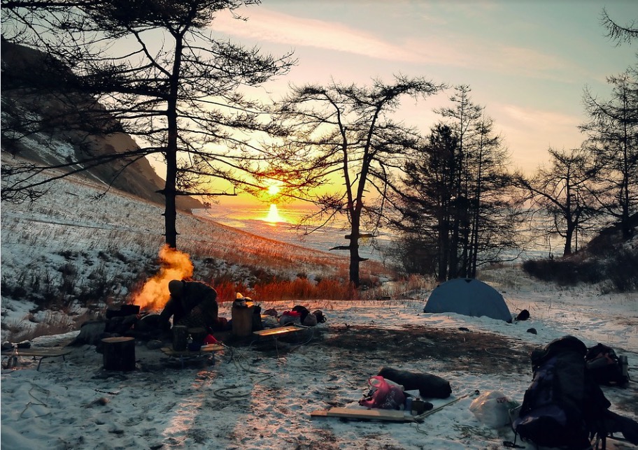 Winter Outdoor Camping